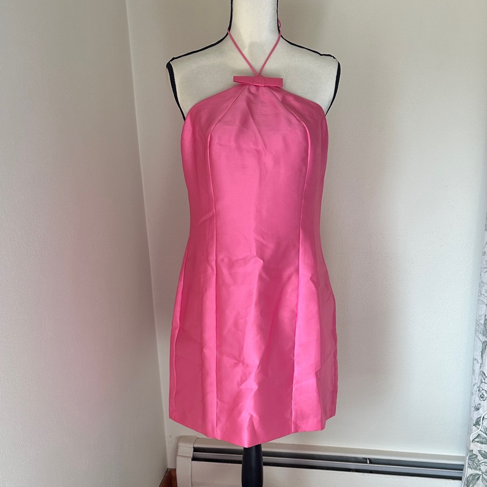 NWT Hutch Halter Neck Mini Dress with Bow detail Sz Medium